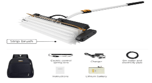 Rotating PV Cleaning Brush - Automatic Water Sprinkler